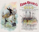 Trade Card for Ezra Kelly's Lubricants.