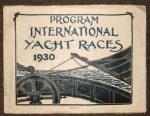 Souvenir Program. International Yacht Races