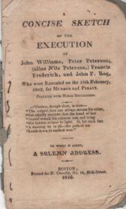 A Concise Sketch of the Execution of John Williams
