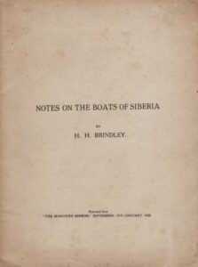 Notes on the Boats of Siberia.